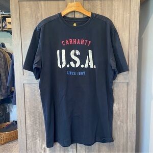 Carhartt Large Tall T shirt USA Graphic